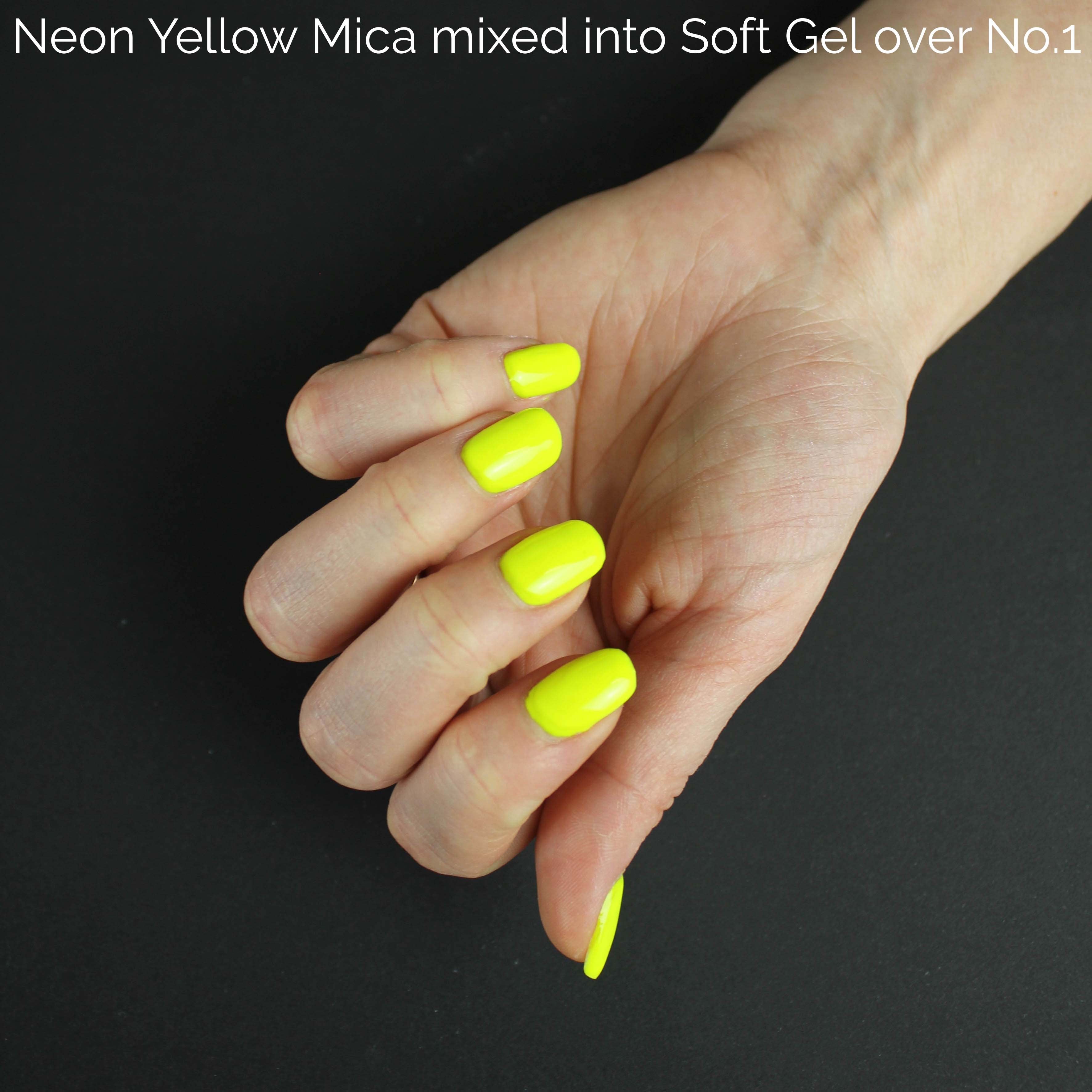 Glow In The Dark! Neon Yellow Shimmer Gel Nail Wraps (NG102) – Embrace Your  Style Nails LLC